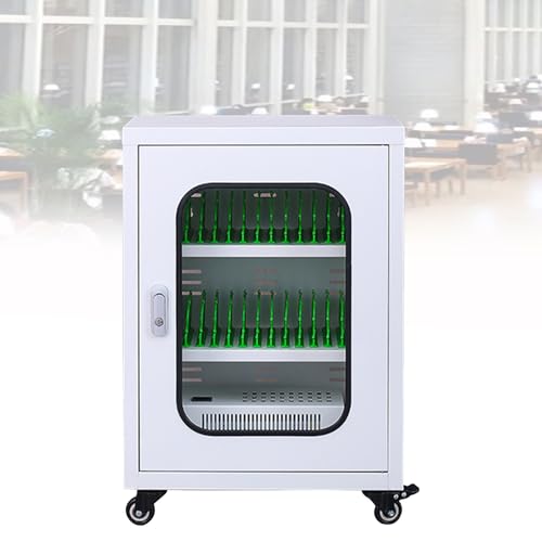 Générique Station de Recharge pour téléphones Portables verrouillable avec roulettes, casier de Rangement sécurisé pour écoles et salles de Classe, Permet d'organiser et