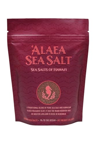 Sea Salts of Hawaii Alaea Sal Marina 16 Ounce Bolsa miniatura 1