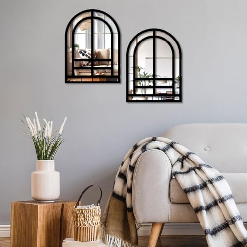 Image of Sehaz Artworks Home Decoration Items for Living Room | Jharokha Wall Decor Items for Living Room | Decorative Mirror for Wall Decoration | Wall Decor Items for Bedroom | Wall Hanging Decoration