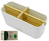 💚 MULTIFUNKTIONAL ALS GENIALES PLATZWUNDER - Das Ordnungssystem ist flexibel einsetzbar. Ganz gleich, ob als Schreibtisch Organizer, Bad Organizer, Stiftehalter, Zahnbürstenhalter oder Schminke Box. Mach deine Accessoires leichter auffindbar.