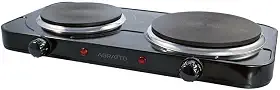 Agratto Fogão eletrico de mesa 2 pratos FMP-02 preto 220V 2500W