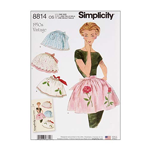 Simply Creative Group Simplicity 8814 Misses' Vintage Aprons OS (One Size) Multi