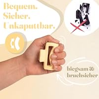 ivyclip - Haarspangen Damen - Haarklammer groß und klein - weiche Haarclips – Ansicht 2