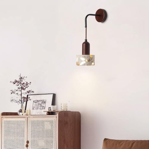 Lámpara de pared para comedor de terrazo industrial nórdico E26 3