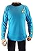Star Trek Captain Kirk Spock Classic Shirt Costume Uniform TOS (L, Blue)