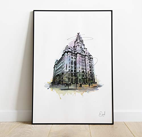 David Marston Art LIVERPOOL – RADIO CITY (A5 148 x 210 mm)