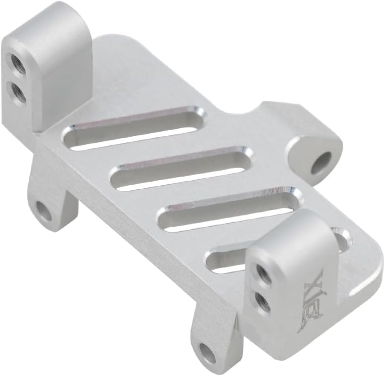 DJX Aluminum Servo Mount for 1/18 RC Crawler Car HPI Venture 18 Upgrades Parts(Silver)