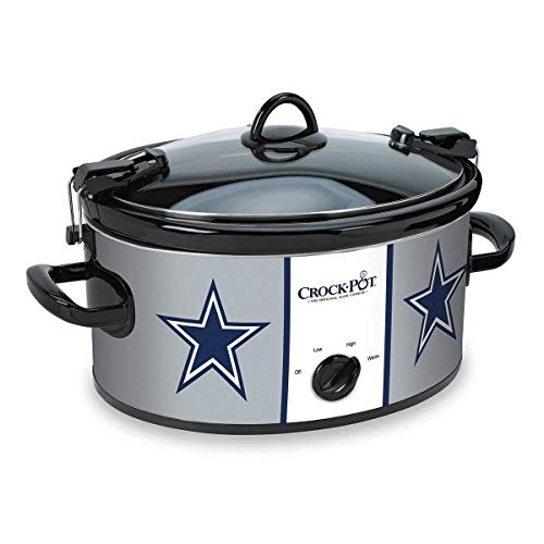 Crock-Pot Dallas Cowboys NFL 6-Quart Cook & Carry Slow Cooker
