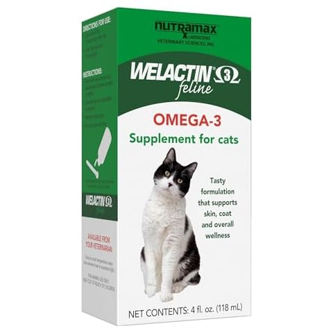 Nutramax Welactin Omega-3 Supplement for Cats - 4 Ounce Cover