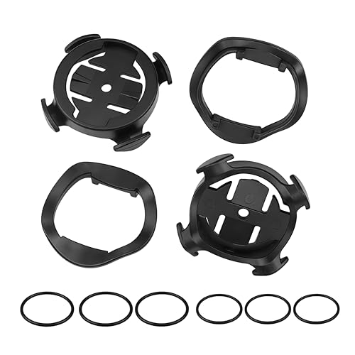 Quarter Turn Bike Computer Mount Compatible with Garmin Edge GPS, Bicycle Handlebar Mount for XOSS G G+ iGPSPORT, Secure Cycling Computer Holder with