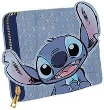 Cerdà Disney Lilo & Stitch Monedero 12 cm - 100% poliéster - Diseño de Stitch - Azul