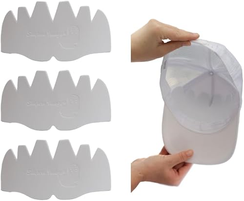 3-pcs EVA Foam Mesh Cap Shaper Inserts for Trucker Mesh Caps, Washable Reusable Netback Liner Support