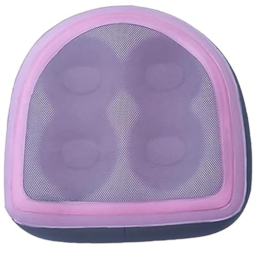 Asiento elevador para bañera de hidromasaje, asiento inflable para bañera de hidromasaje con ventosa de 18, 5 x 14, 6 x 5, 9 pulgadas con válvula 2 en 1, elevador de piscina de spa de PVC reutilizable