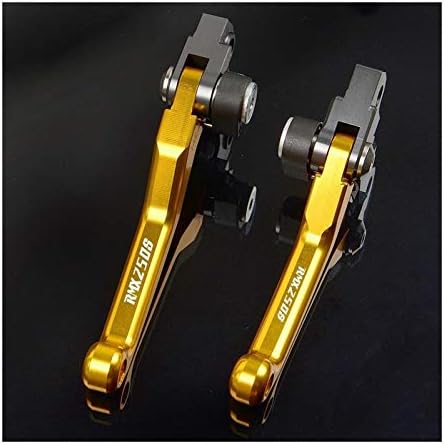 MOUNTAIN MEN Fit for Suzuki RMX 250S RMX250 S RMX 250 S 1993 1994-1996 CNC Pivot Brake Clutch Levers Dirt Bike Motocross Off-Road Accessories Durable (Color : 1993 1995 Gold)