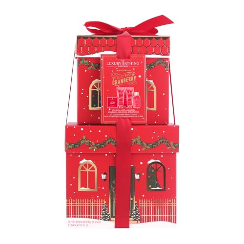 The Luxury Bathing Company - Wild Fig & Cranberry Complete Collection Gift Set - Vegan Friendly