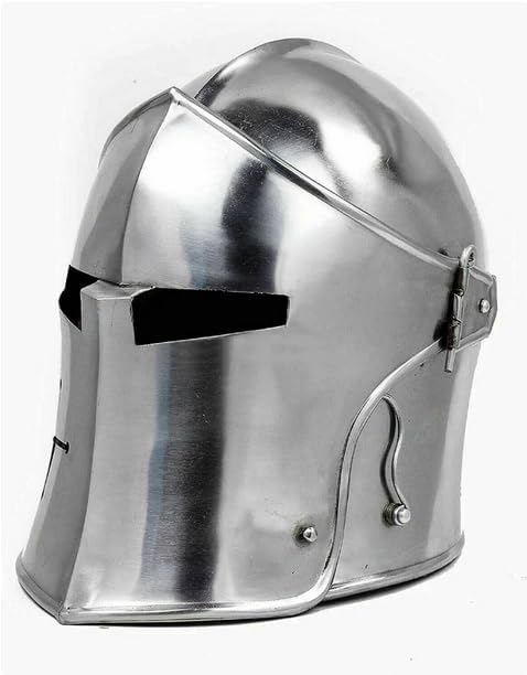 Medieval Barbuta Helmet 18 Gauge Mild Steel Armor SCA LARP Wearable for Adult Renaissance Fair Armor Helmet
