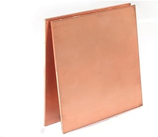 3pcs/Pack T2 Copper Sheet,Thickness 0.5/0.8/1/2/1.5 * 100 * 100mm 100x150mm 100x200mm 200x200mm 200x300mm 300x300mm 150x150mm Copper Plate Laser Cutting CNC Frame Model Mould DIY (200x200mm,0.8mm)