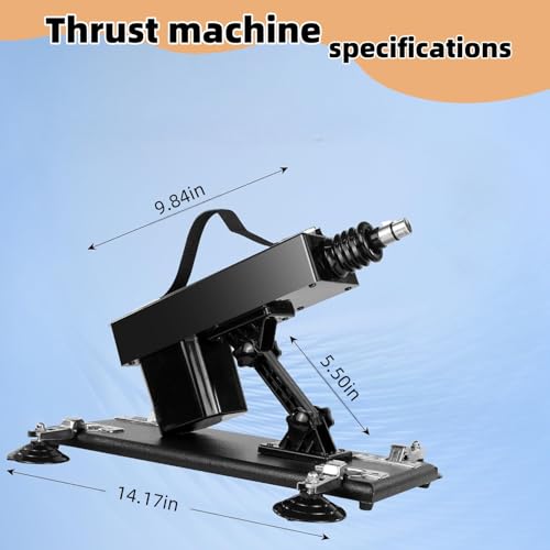 sex machine thrusting automaticfor home amp travel use quiet powerful motorampstable performance thrusting dildo machine with 7 attachments for women and men black