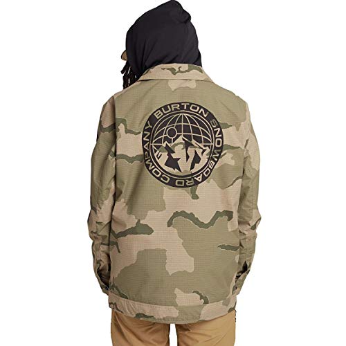 Burton Jaqueta masculina Dunmore, camuflagem Barren, grande