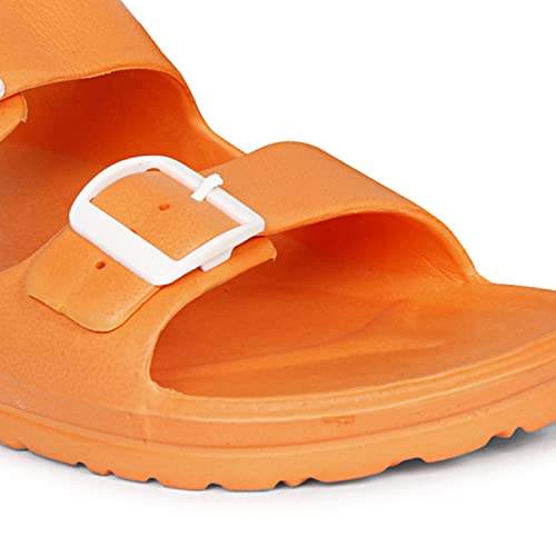Image of MOZAFIA Cabana Mens EVA Dual Buckle Adjustable Twin Strap for Comfortable Fitting | Anti Skid Outsole Sandals|Black