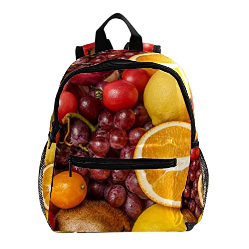 Sac à dos pour enfants 30,5 cm joli sac de voyage mixte motifs fruits colorés