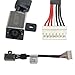 HengXC New DC Jack for DELL XPS 15 9550 9560 P56F Precision 5510 Series DC in Cable P/N DC30100X200 064TM0