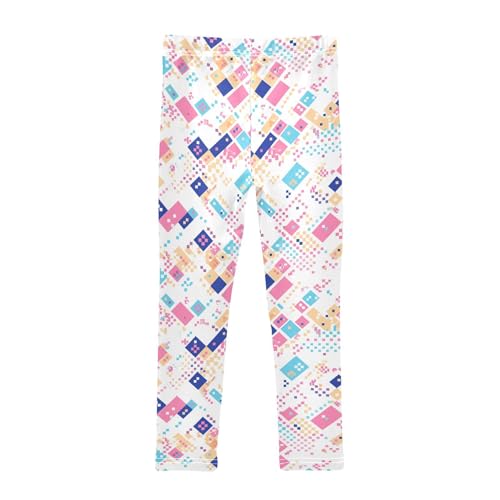 Abstract Kids Girl's Legging Stretch Full Length Dance Pants Sports2