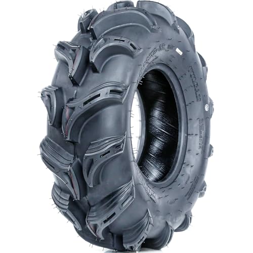 Forerunner Vulcan M/T ATV UTV Mud Off-Road Tire-28x9.00-12 28x9-12 28x9x12 52F Load Range 6 Ply BSW Black Side Wall