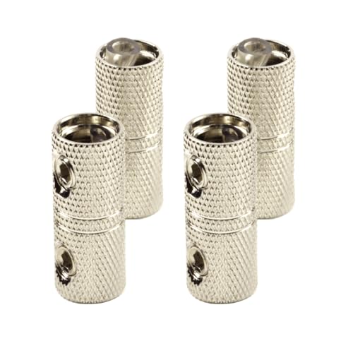 Image of RKURCK 4Pcs 8/10 Gauge Wire Audio Car Brass Terminal Butt Connectors Car Stereo Power or Ground Wire Splice Coupler