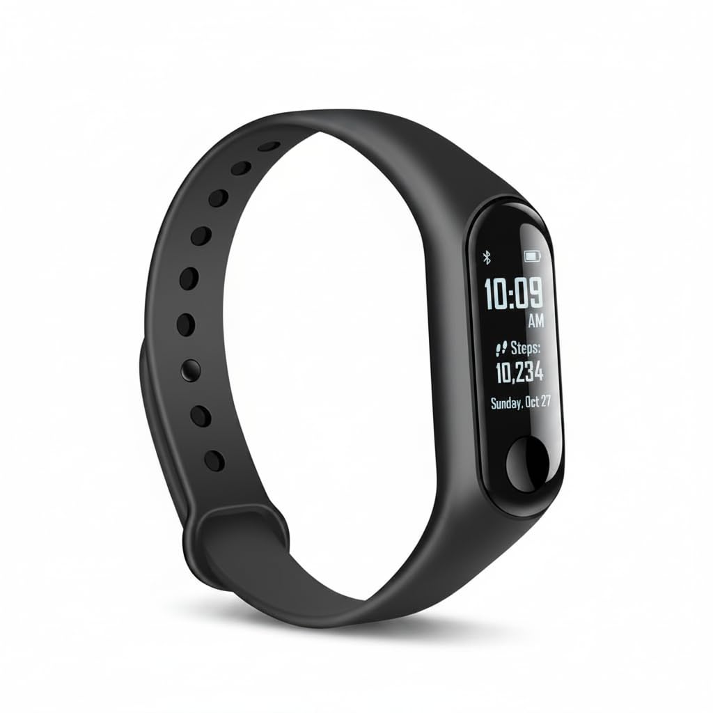 Drumstone 5 𝒀𝒆𝒂𝒓𝒔 𝑾𝒂𝒓𝒓𝒂𝒏𝒕𝒚M3Band Smart Fitness Activity Tracker with Digital Display, Step Monitoring, Sleep Tracking & Sports Mode Rechargeable Wrist Band for Daily Activity Use-image-33