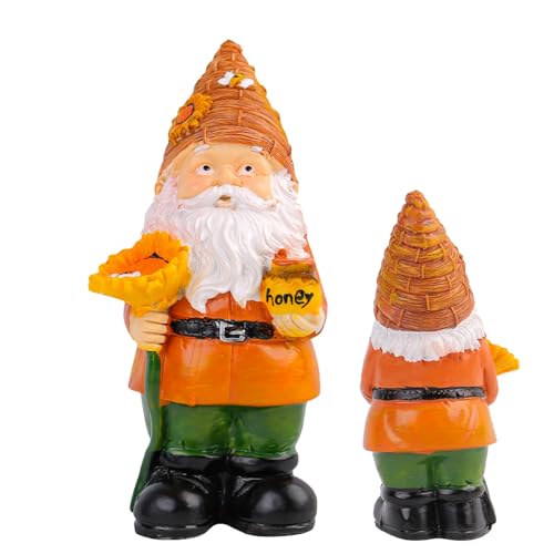 Generisch Gartenzwerg Figur,Kunstharz Weihnachts Skulptur Dekoration | Weihnachts Statue...