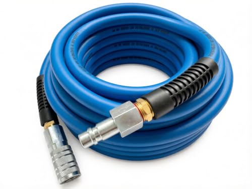SANFU Hybrid Air Hose 1/2”ID x 50FT, Burst 1200PSI, Blue(50’) by SANFU - Used condition - US$45.12