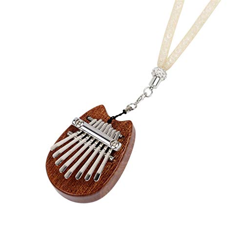 xiaoxin 8 Clés Kalimba,Facile À Transporter,Beau Pendentif,Corps en Bois D’acajou Massif,Jouer des Sons Merveilleux - Les Beatles, Paul McCartney, John Lennon, RIngo Starr, George Harrison xiaoxin 8 Clés Kalimba,Facile À Transporter,Beau Pendentif,Corps en Bois D'acajou Massif,Jouer des Sons Merveilleux – Image 8