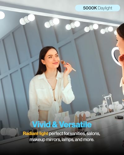Image of Sunco 12 Pack G25 LED Light Bulb, Globe, Vanity Bathroom Mirror, 6W=40W