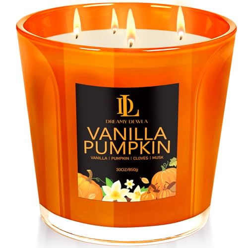 Large Vanilla Pumpkin Soy Candle