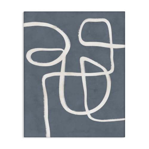 Stupell Industries 'Abstract Cursive Line Sketch Distressed'| Canvas Art