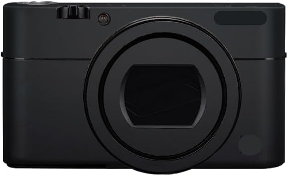 Camera Body Sticker Protective Skin Film Skin Accessories Compatible with Sony RX100 V RX100 IV Vinyl Wrap Decal RX100M4 RX100M5 RX100M5A Matte Black