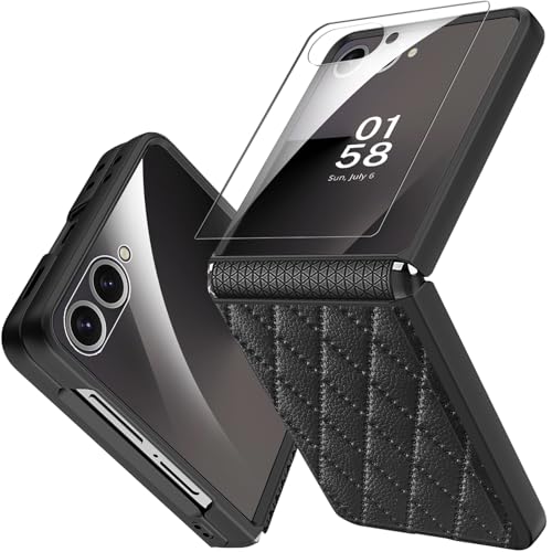 Protégez la charnière de votre Samsung Flip 7 des rayures avec cette coque en cuir mince