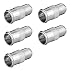 Produktbild 5 Stück F-Stecker Quick auf F-Buchse Kabel SAT TV Adapter Verbinder Schnellstecker