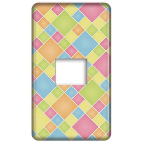CASEMAKER �R���Z���g/�X�C�b�`�v���[�g���ʃ^�C�v �y�t���J���[(���_��)�v���[�g�݊��i�z�y1�A1�R�p �^��WN6001�z �J���t���� 50�f�U�C�� 001-025 012�� �p�i�\�j�b�N�݊��i
