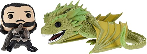 Funko Pop! Rides: Game of Thrones-Jon Snow with Rhaegal - Juego de Tronos -...
