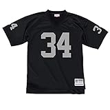 LA RAIDERS Bo Jackson Mitchell&Ness M&N NFL Legacy Jersy Retro Trikot mit 7kmh Aufkleber LA Raiders BO Jackson L