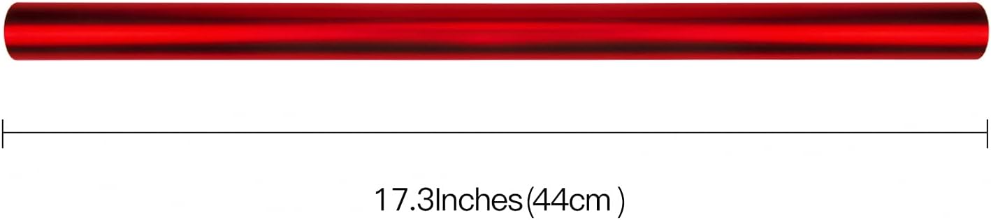 RUSPEPA Red Metallic Wrapping Paper - 43.2 cm X 10 m - Solid Color Matte Paper Perfect for Wedding Birthday, Christmas, Baby Shower - Image 5
