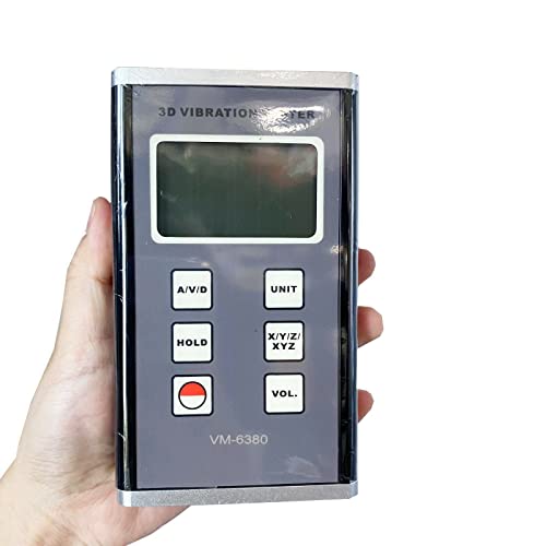 RaeSung VM-6380 3 Axis Piezoelectric Accelerometer Vibration Meter VM6380 3D Velocity Tester Vibrometer Gauge 10Hz~10kHz Data Logger Accelerometer - Thumbnail 3