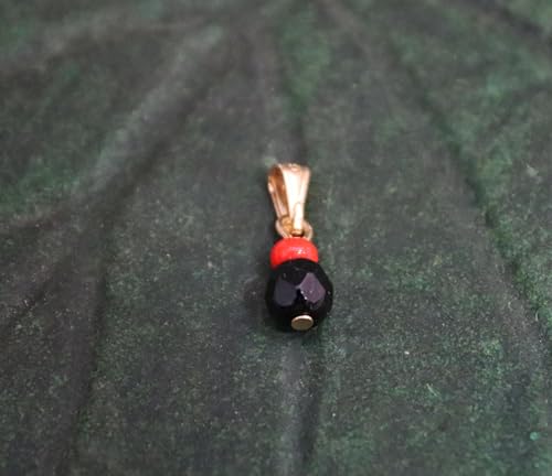 Azabache Charm Pendant 18k Gold Plated with 18 Inch Chain - Azabache Necklace4