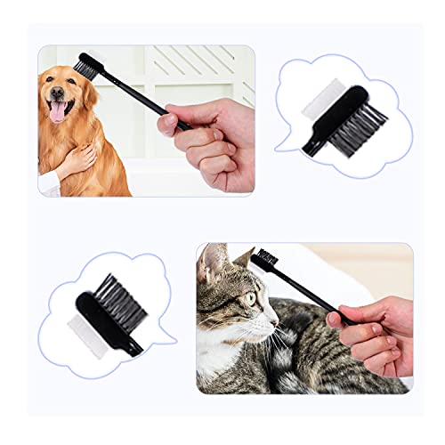 Cat and Dog Flea Comb Round tine combs torn tangled hair, removes mucus and stains for neat and smooth hair - Image 3