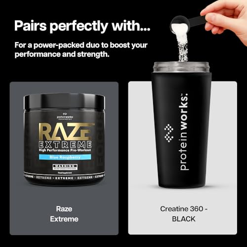 Protein Works | Creatine 360 - Black Innovation, Creatine Monohydrate, Micronised Creatine Powder, 100% Purity, 200 Mesh Ultra Fine Creatine, Energy & Performance, Unflavoured, 33 Servings, 100g - Image 7