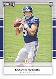 2017 Playoff Football #206 Davis Webb RC New York Giants