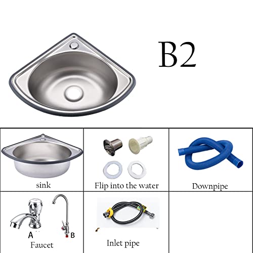Lavabo triangulaire d'angle gain de place pour optimiser les petits WC