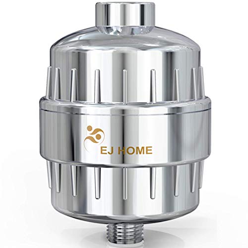 Shower Filter for Hard Water Remove Chlorine - Reduce Flouride and Chloramine- with 2 Replacement Cartridges - for any Shower Head and Handheld